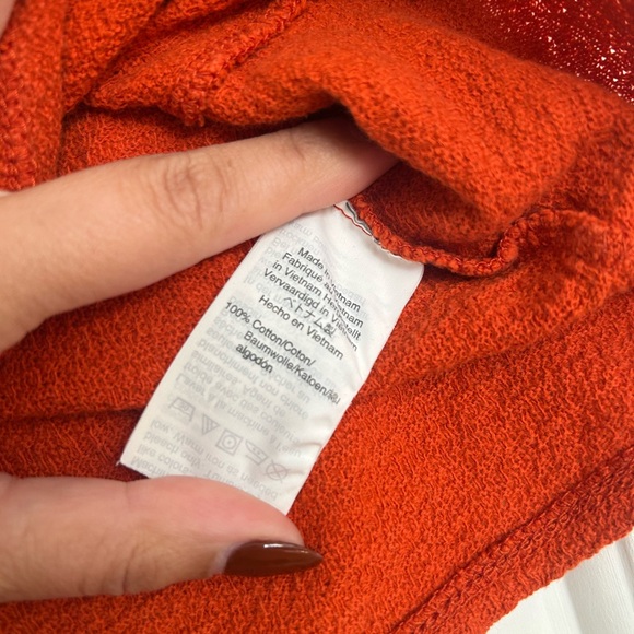 Vibrant Orange Wrap Top - Picture 9 of 9